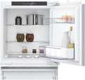Neff Kühlschrank, 82 x 60 cm, 134 l, 35 dB, Weiß, KU1212FE0, Unterbau-, N 50, EEK: E, Nutzinhalt gesamt:, Flachscharnier
