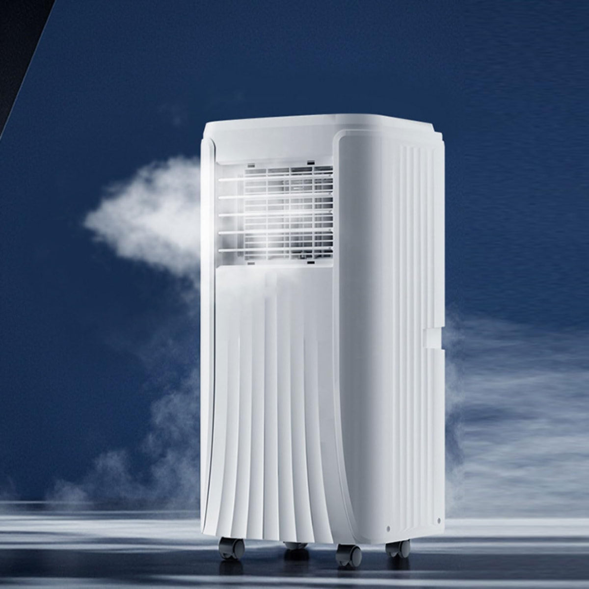 Luftentfeuchter, Weiß, Tragbarer Klimaanlagen-Kühlventilator, 120° Oszillierende AC-Einheit mit & Lüftermodus, leise für Schlafzimmer