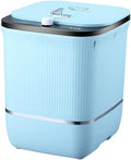 WolFum Waschmaschine, 3 kg, Weiß, Mini-, Hochtemperatur-Kochen und Waschen, kleines halbautomatisches Einzelfass (Farbe: -Stil)