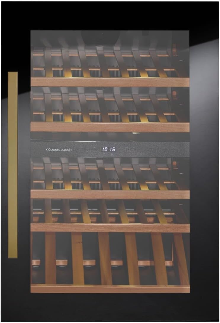 Küppersbusch Weinkühlschrank, Schwarz/Gold, FWK 2800.0 S4 K-Series.8 Einbau Weinklimaschrank
