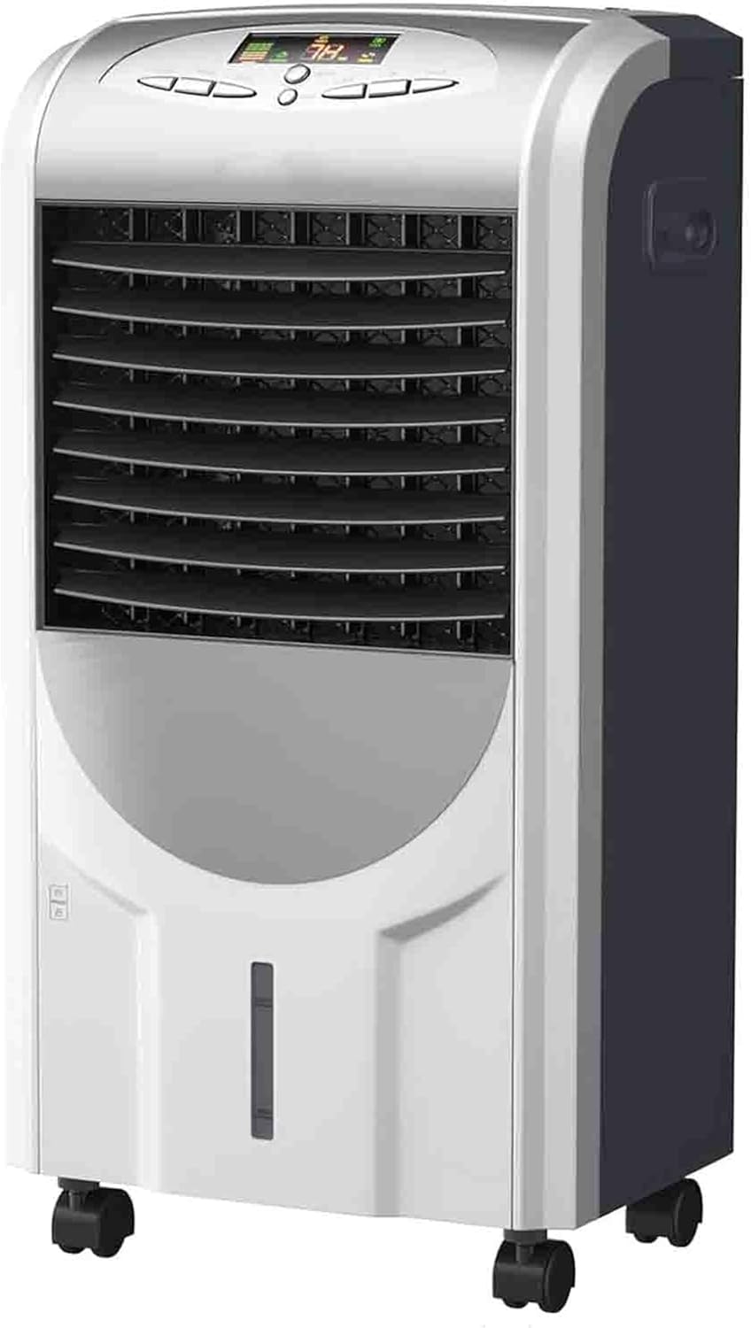 GYMAX Klimaanlage, 7 L, PP, Weiß, ohne Abluftschlauch, mobile Klimagerät mit Wassertank