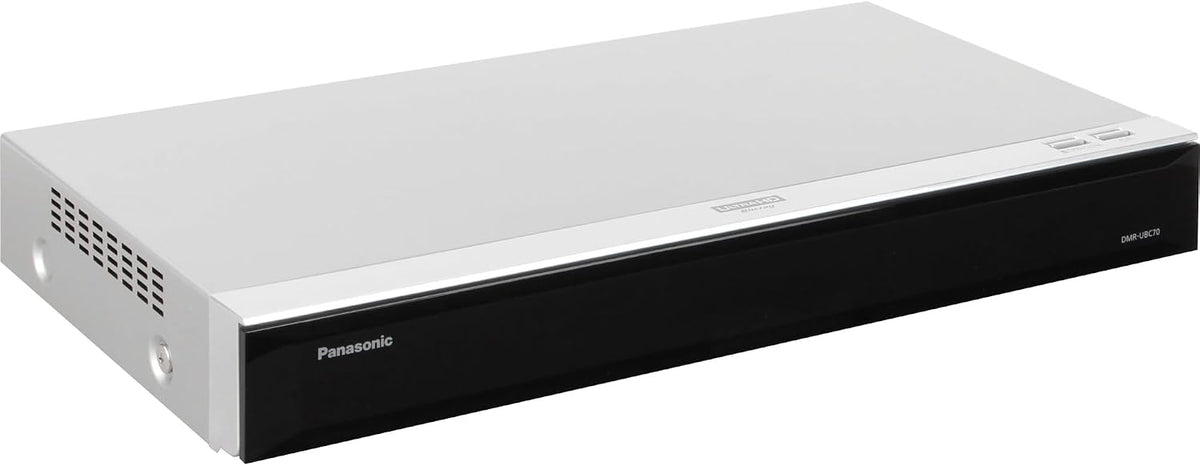 Panasonic Fernseher, Blau/Silber, DMR-UBC70EGS Recorder (500GB HDD, 4K Blu-ray Disc, 4K VoD, UHD TV Empfang, 2x DVB-C/T2 HD Tuner