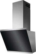 AEG Dunstabzugshaube, 760 m, 67 dB, 60 cm, Silber, Serie 7000 mit SilenceTech, kopffreie Wandhaube mit Glas, Ab- und Umluft