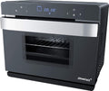 Steba Backofen, 27 Liter, Schwarz/Silber, Multifunktions-Dampf DG 30, mit Heißdampf zum schonenden Schnellgaren