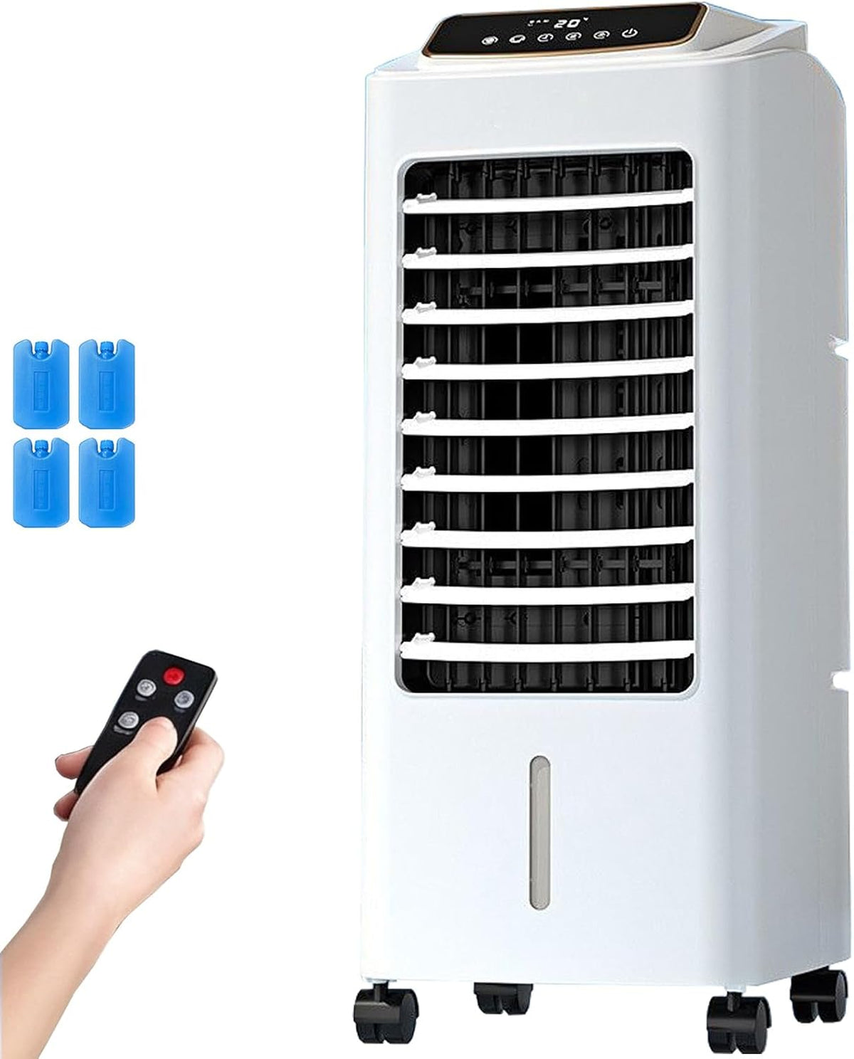 Klimaanlage, 6,5 L, Weiß, Mobile mit Fassungsvermögen, Kühl und Befeuchtungsfunktion