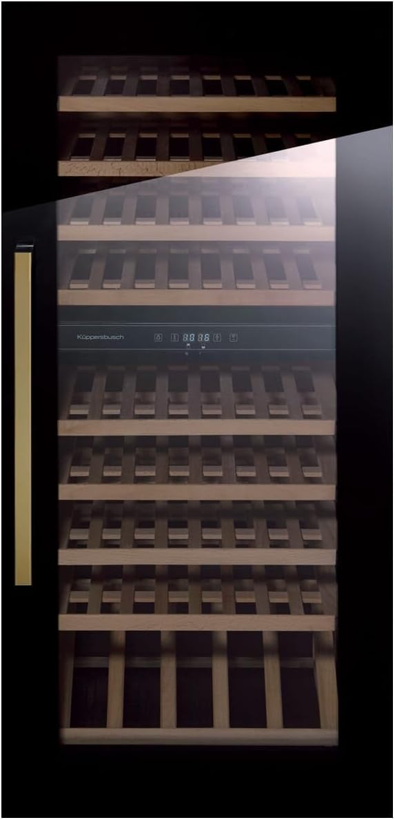 Küppersbusch Weinkühlschrank, Schwarz/Gold, FWK 4800.0 S4 K-Series 8 Einbau Weinklimaschrank