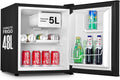Wintem Gefrierschrank, 48 L, 85 W, 5 L, Schwarz, Minikühlschrank Bar mit - Kühlkapazität 0°/10°C