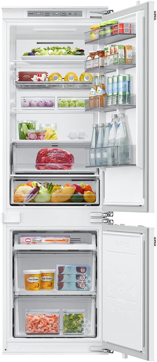 Samsung Kühl-Gefrierkombination, Weiß, BRB70F26CEF0EF Einbau