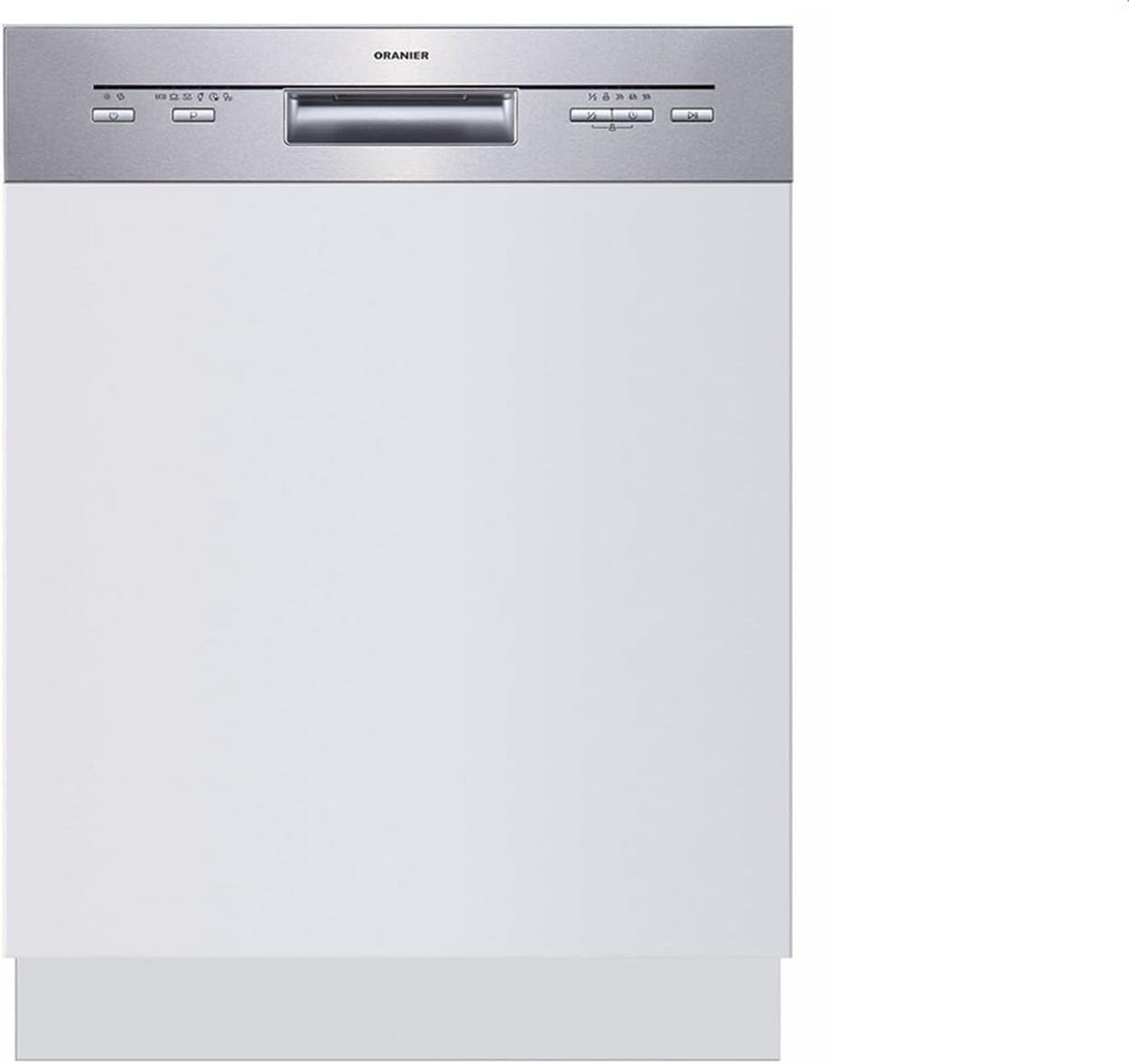 Oranier Geschirrspüler, Silber, GSI460 Teilintegrierbarer Einbau