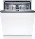 Bosch Geschirrspüler, 60 cm, Silber, SMV4EVX08E, Serie 4, Smarter Vollintegriert, Besteckschublade, Spülmaschine mit Programmassistent