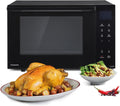 Panasonic Mikrowelle, 1000 W, 23 l, Schwarz, NN-DF38PBEPG Kombi- & Grill, Inverter-Tech, Eco Kombi Modus, Flachbett