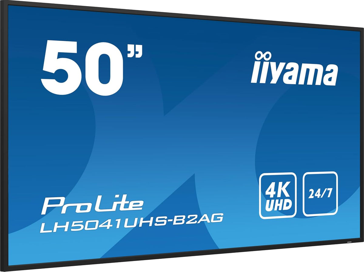 Digital-Signage-Display, 125,7 cm, Schwarz, iiyama ProLiteLH5041UHS-B2AG 50' Digital Signage Display VA