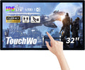 32 Digital-Signage-Display, 32 Zoll, Schwarz, Zoll Kapazitiver Multi-Touch Industriemonitor, 16:9 Display 1920 x 1080P