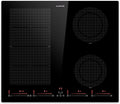 Klarstein Kochfeld, 7200 W, 60 cm, Schwarz, Induktions 4 Platten, Glaskeramik-Induktions mit 4 er, Herd mit Touch-Control & Überhitzungsschutz