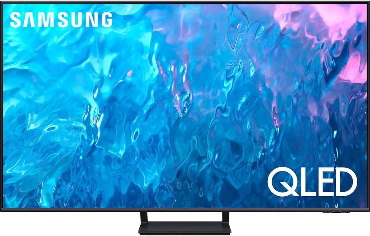 Samsung Fernseher, 65 Zoll, Schwarz, Smart TV, QLED 4K Q70C, Quantum Prozessor 4K, Motion Xcelerator Turbo+, Quantum HDR