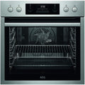 AEG Herd, Schwarz, EEB331010M Einbau- /Grillfunktion/Display mit Uhr/A