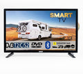 GTV2756 Fernseher, 12 V, Schwarz, Smart TV, LED Smart TV mit DVD und Bluetooth DVB-S2/C/T2 für u