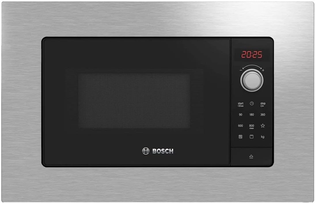 Bosch Mikrowelle, 60 x 38 cm, Silber, BEL623MS3 Einbau, Edelstahl
