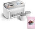 SPRINGLANE Eismaschine, 1,2 L, 135 W, Silber/Weiß, Elli mit selbstkühlendem Kompressor