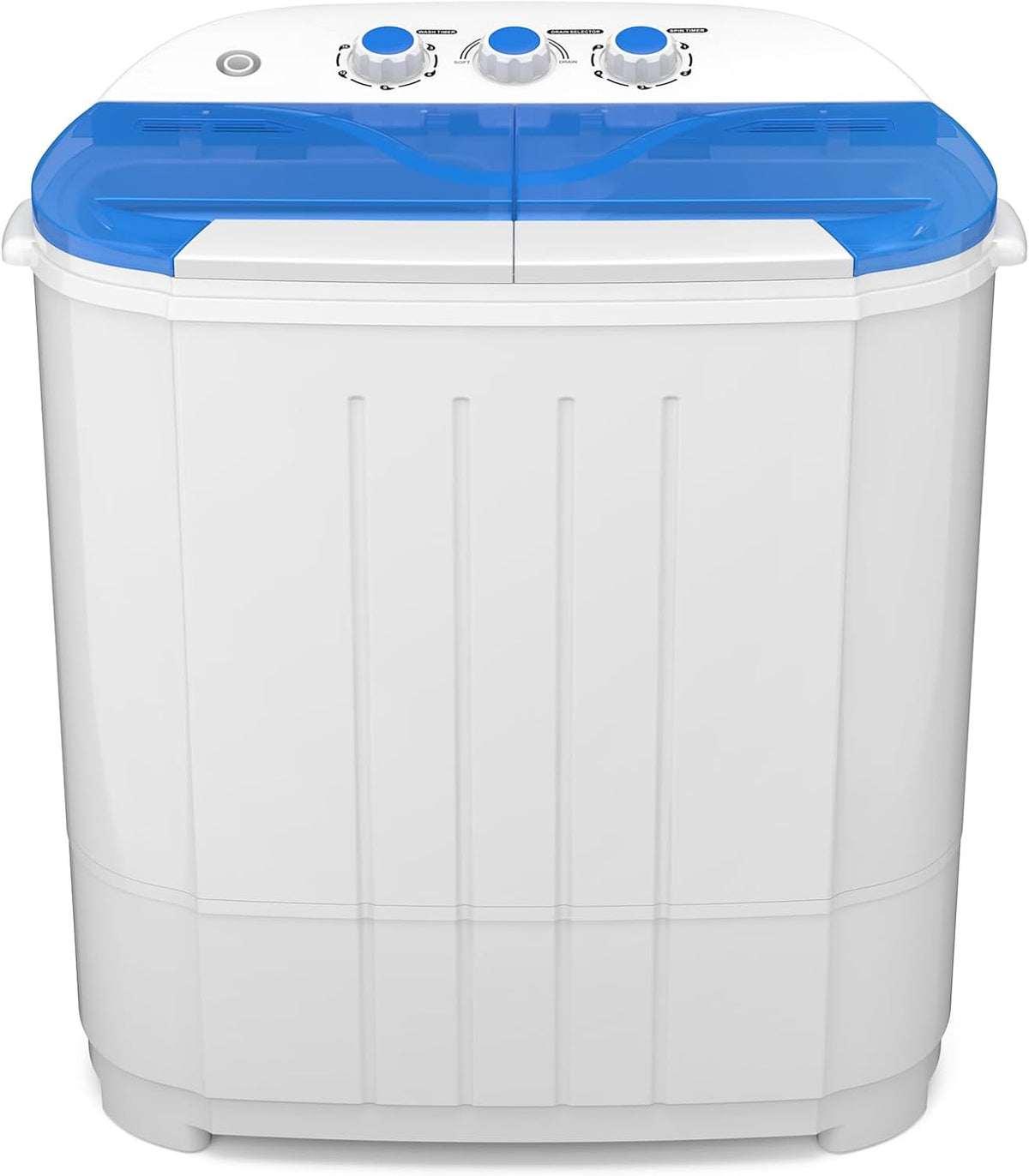 Zynkez Waschmaschine, 6,5 kg, 2,9 kg, 2,5 kg, Polypropylen, Edelstahl, Weiß