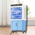 Klimaanlage, 3 L, Weiß, Mobile, Tragbarer Verdunstungsluftkühler mit großem Wassertank, Kühlakku, 120°-Oszillation