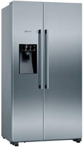 NEFF KA3923IE0, 178,7 x 90,8 cm, 368l, 165l, Silber, N 70, Amerikanischer Side by Side, Inox-Antifingerprint, (H x B)