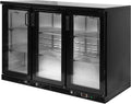 Wohnzimmerschrank YATO, 341 L, 240 V, Weiß, Flaschen-Kühlvitrine Dreitürig, Energieeffizienter Kühlschrank aus pulverbeschichtetem Stahl
