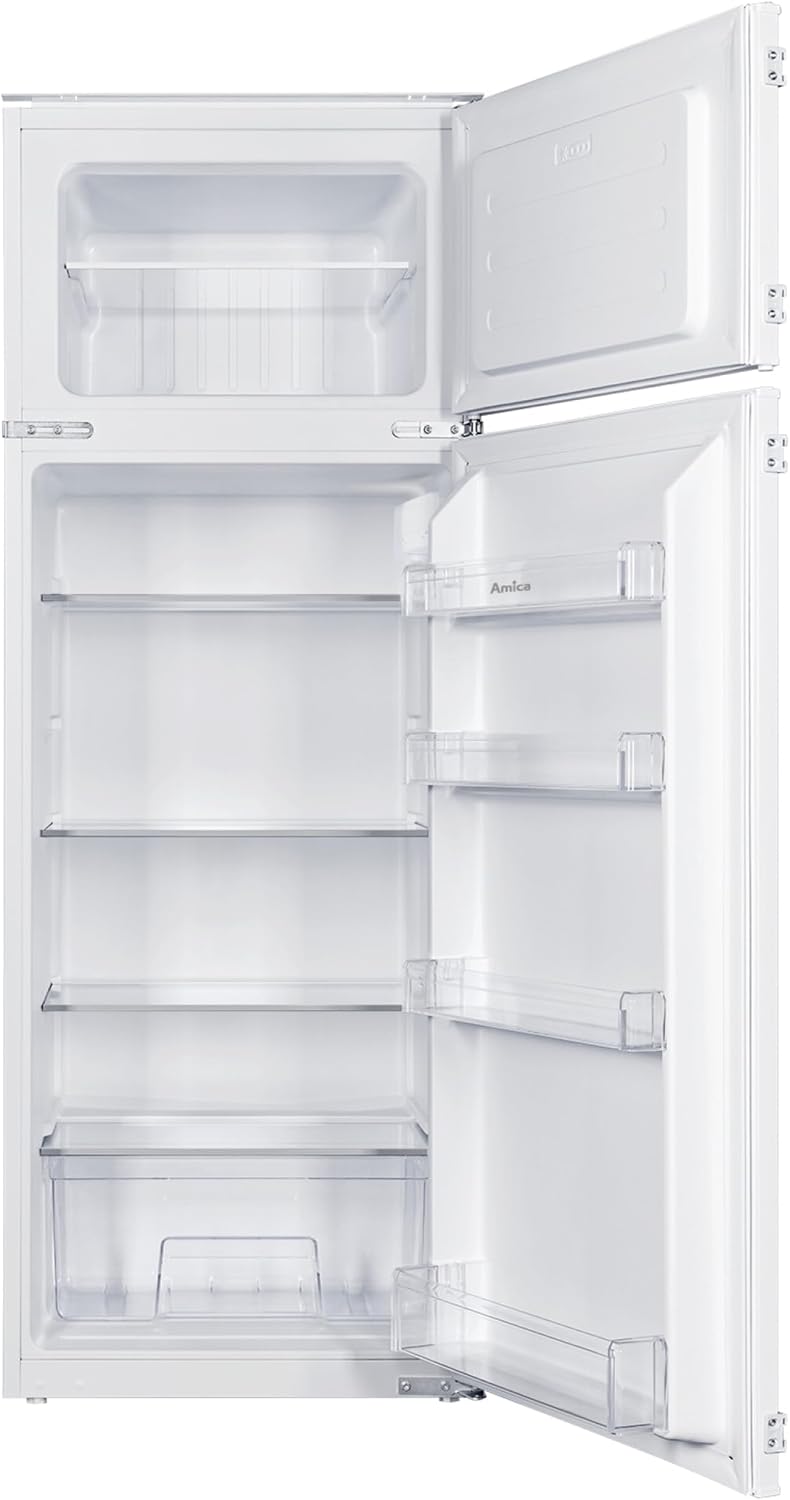 Amica Kühl-Gefrierkombination, 145 x 54 x 54 cm, 220 L, Weiß, Einbau EDTS 374 901
