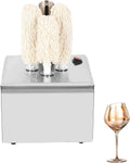 Gläserpoliermaschine Gläserreinigungsmaschine, 1200 W, Edelstahl 304, Silber