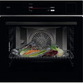 AEG Backofen, 70 l, Schwarz, TP9SB831AB Multifunktionsofen, Dampfreinigung, 25 Funktionen, 168 automatische Programme