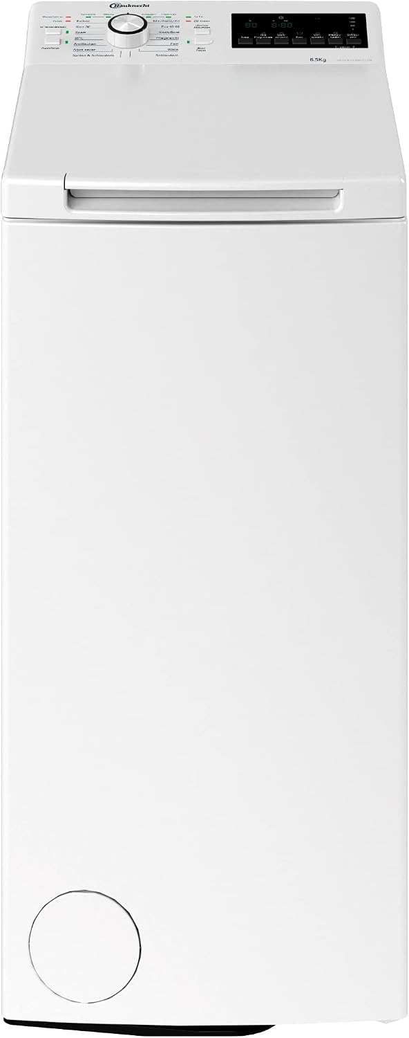 Bauknecht Waschmaschine, 6,5 kg, Grün/Weiß, WMT Eco Smart 6513 Z C Toplader- / / 1200, Weiß, 6.5 kg