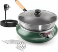 Induktionskochplatte Kochfeld, 2500 W, 200 W, 275 V, Schwarz, mit Wok, Induktions 1 Platte Kochplatte Induktion mit 16