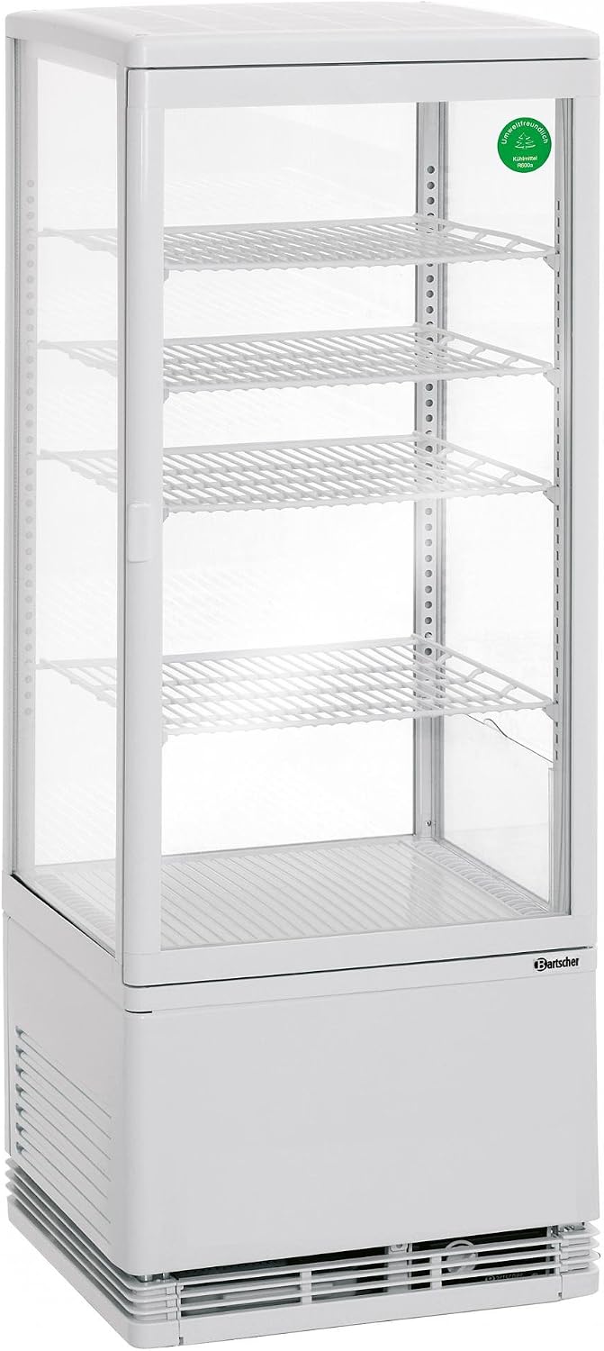 Wohnzimmerschrank Bartscher, 98 Liter, Schwarz, Mini-Kühlvitrine - 700298G