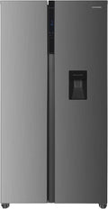 HSBS Side-by-Side-Kühlschrank, 529 L, Silber, HM529NFXWDE++ Side-by-Side Kühlschrank, Energieklasse E, Frost-Free