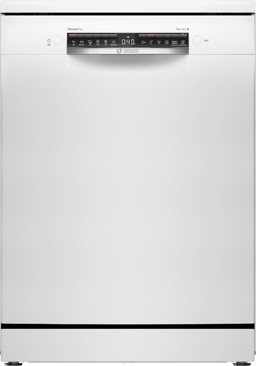 Bosch Geschirrspüler, Weiß, SMS4HMW08E Serie 4, freistehend, Extra-Trocknung
