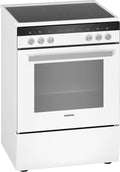 Siemens Elektroherd, 60 cm, Weiß, iQ300 freistehend Elektro-Standherd HK9R3A220