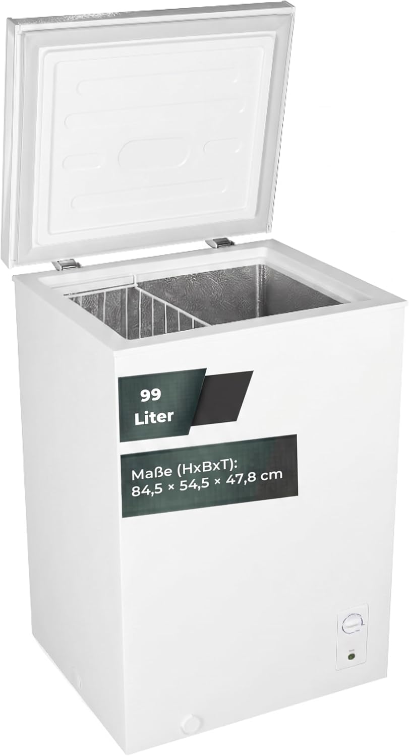 YUNA Gefriertruhe, Schwarz, FROSTER 100 D