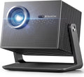 Cube Fernseher, 26 dB, Grau, 600 Projektor mit eingebautem Google TV, 1080P Tragbarer Projektor mit WiFi & Bluetooth
