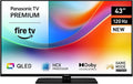 Panasonic Fernseher, 43 Zoll, Schwarz, Smart TV, Premium TV-43W85BEZ, W85B Serie, 4K Ultra HD QLED Smart TV, 2025