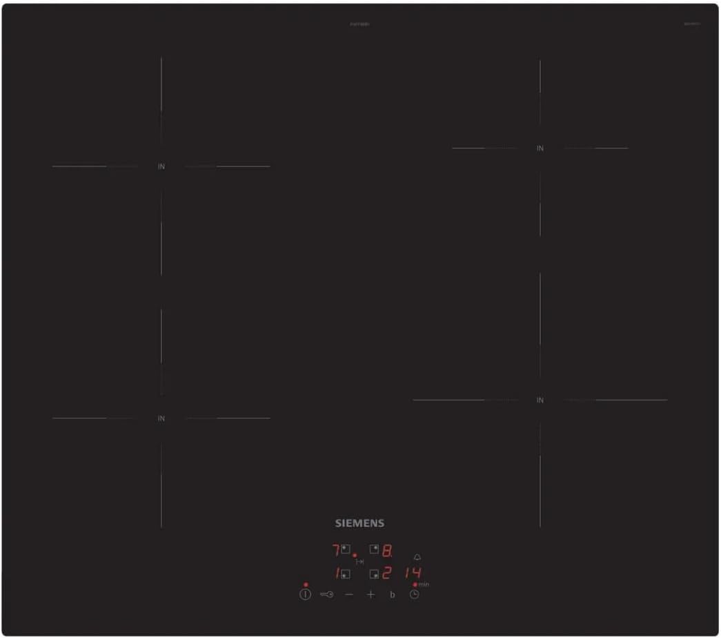 Table Kochfeld, Grau, induction - SIEMENS - 4 foyers - L59 x P52 cm - EU611BEB5E