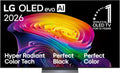 LG Fernseher, 77 Zoll, 196 cm, Schwarz, Smart TV, OLED77C64LA TV 4K OLED evo AI Smart TV, α11 Gen3 AI Prozessor