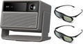 XGIMI Beamer, Schwarz, Horizon 20 Pro 4K + 2X DLP Link 3D-Brille Heimkino Set