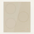 Klarstein Kochfeld, 6.600 W, Beige, Victoria Induktions, 3-Zonen-Einbau-Induktions, Mit Boostern, Touch-Schieberegler