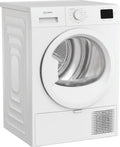 CYD93DWWIT Wäschetrockner, 9 kg, Weiß, mit Wärmepumpe, freistehend, Energieklasse D