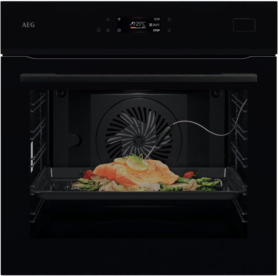 AEG Backofen, Schwarz, NBB8S621AB Meal Assist SteamPro