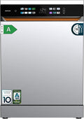 Cecotec Geschirrspüler, 60 Cm, Silber, Bolero Aguazero 6900 Edelstahl. Spülmaschine, 15 Maßgedecke, 8 Programme