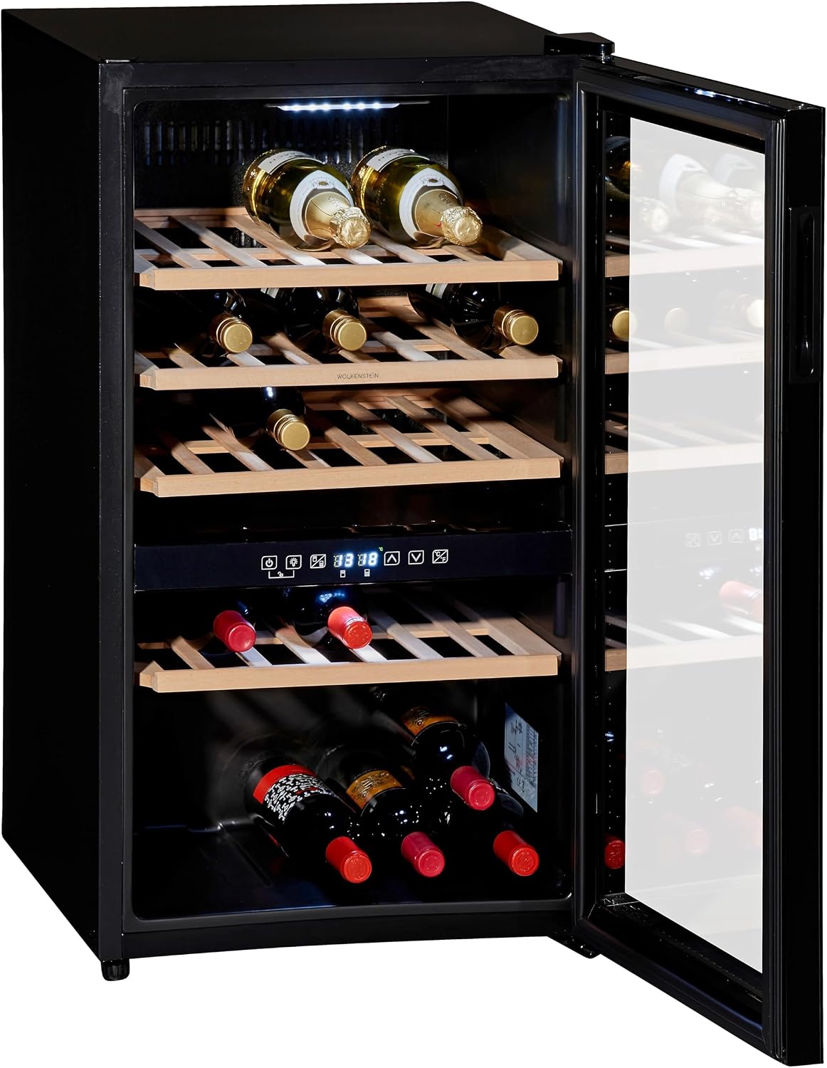 Wolkenstein Weinkühlschrank, Schwarz, WTS49DW