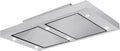 SILVERLINE Dunstabzugshaube, 120 cm, Schwarz/Silber, ALD 124.1 E Altena Deckenhaube/ /Inselhaube / /C