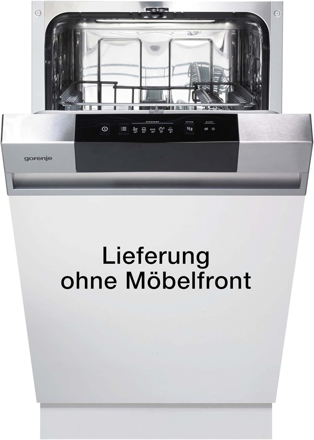 Gorenje Geschirrspüler, Silber, GI520E15X Teilintegrierbarer Einbau