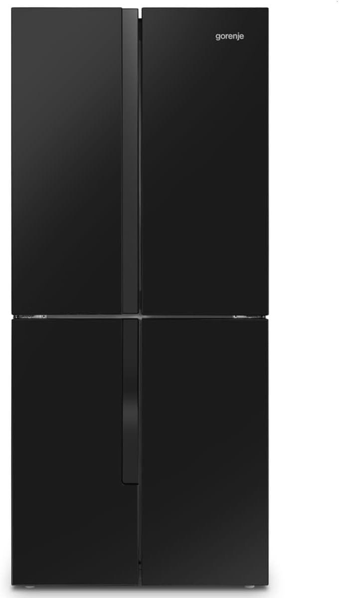 Gorenje Kühl-Gefrierkombination, Schwarz, NRM818EMB French Door Kühl-Gefrier-Kombination